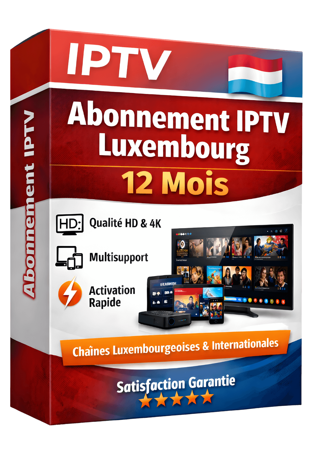 Abonnement IPTV Luxembourg – 12 Mois