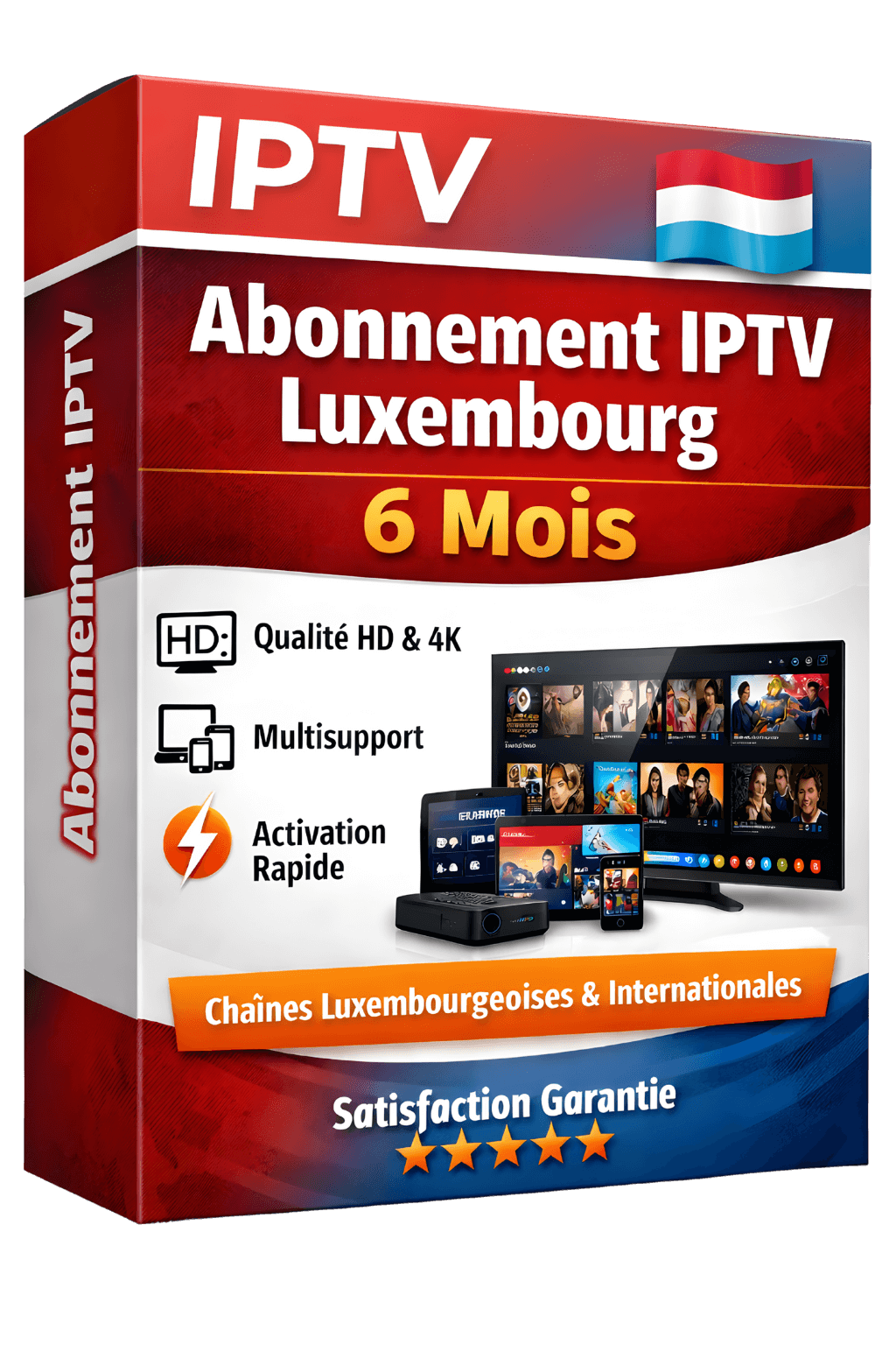 Abonnement IPTV Luxembourg – 6 Mois
