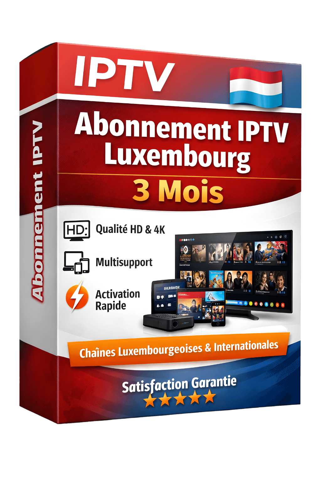 Abonnement IPTV Luxembourg – 3 Mois