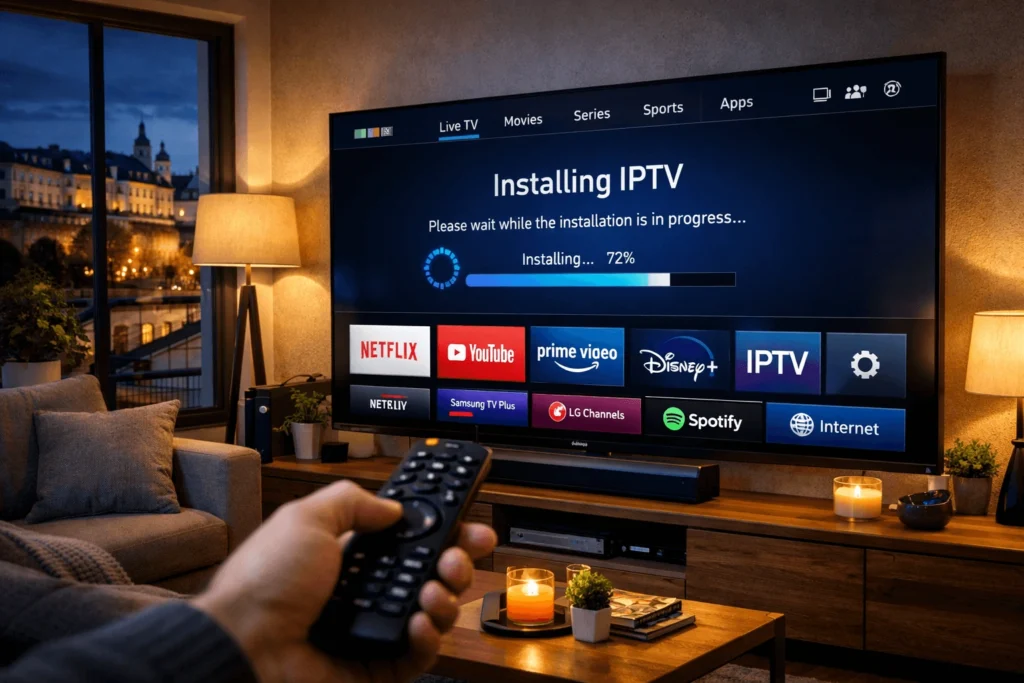 Installer IPTV sur Smart TV au Luxembourg – Guide 2025 2 IPTV Smart TV Luxembourg
