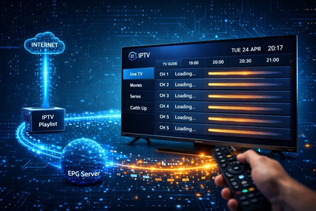 EPG IPTV vide Luxembourg
