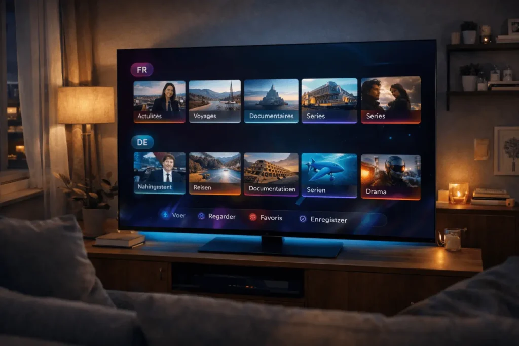 IPTV langues étrangères
