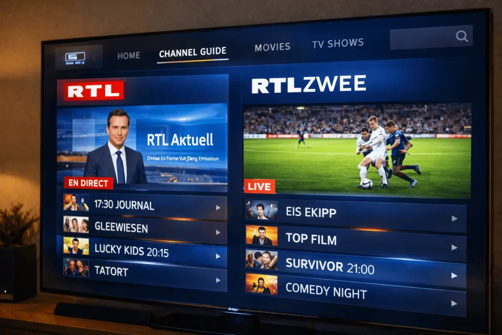 chaînes RTL Luxembourg