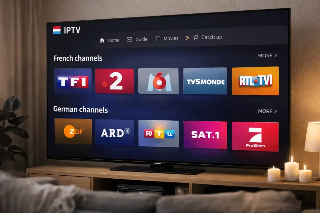 chaînes françaises Luxembourg streaming

