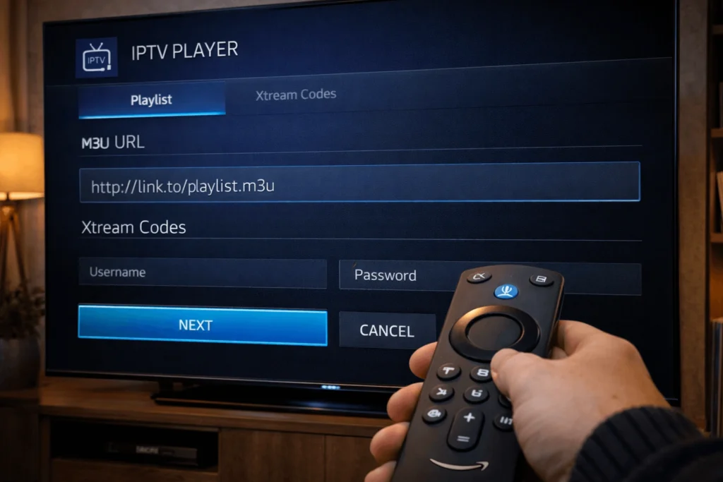 installer IPTV Amazon Fire TV
