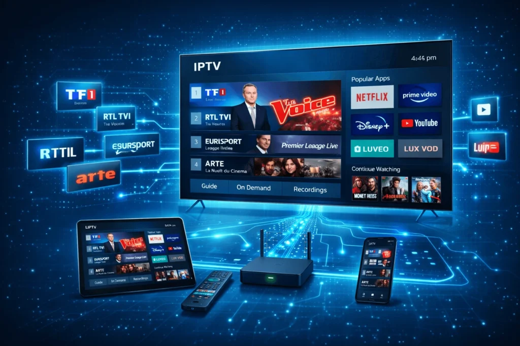 fibre optique streaming Luxembourg
