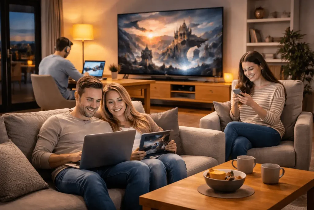 fibre internet Luxembourg streaming

