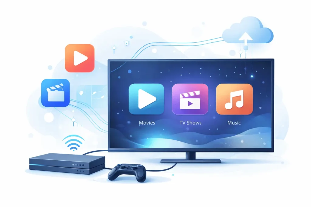 IPTV sur console
