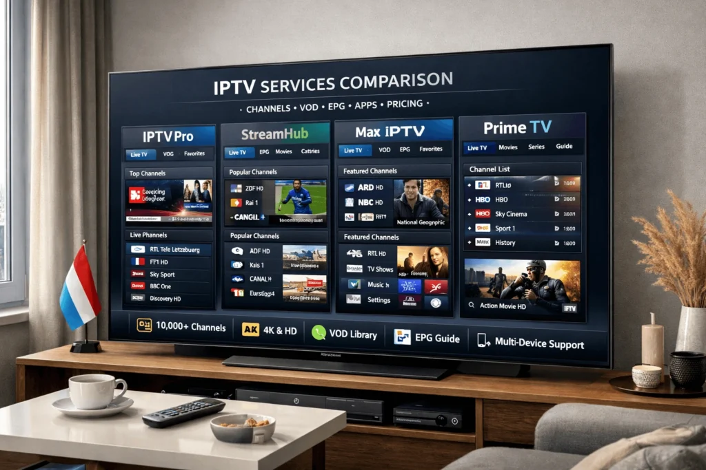 fournisseur IPTV Luxembourg fiable