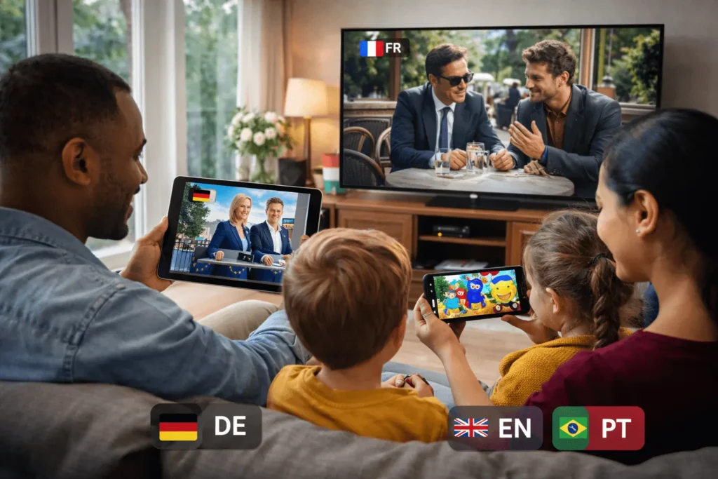 IPTV Luxembourg chaînes populaires
